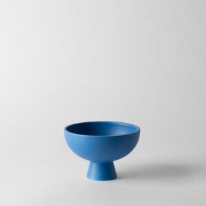Small Electric Blue Footed Snack Bowl