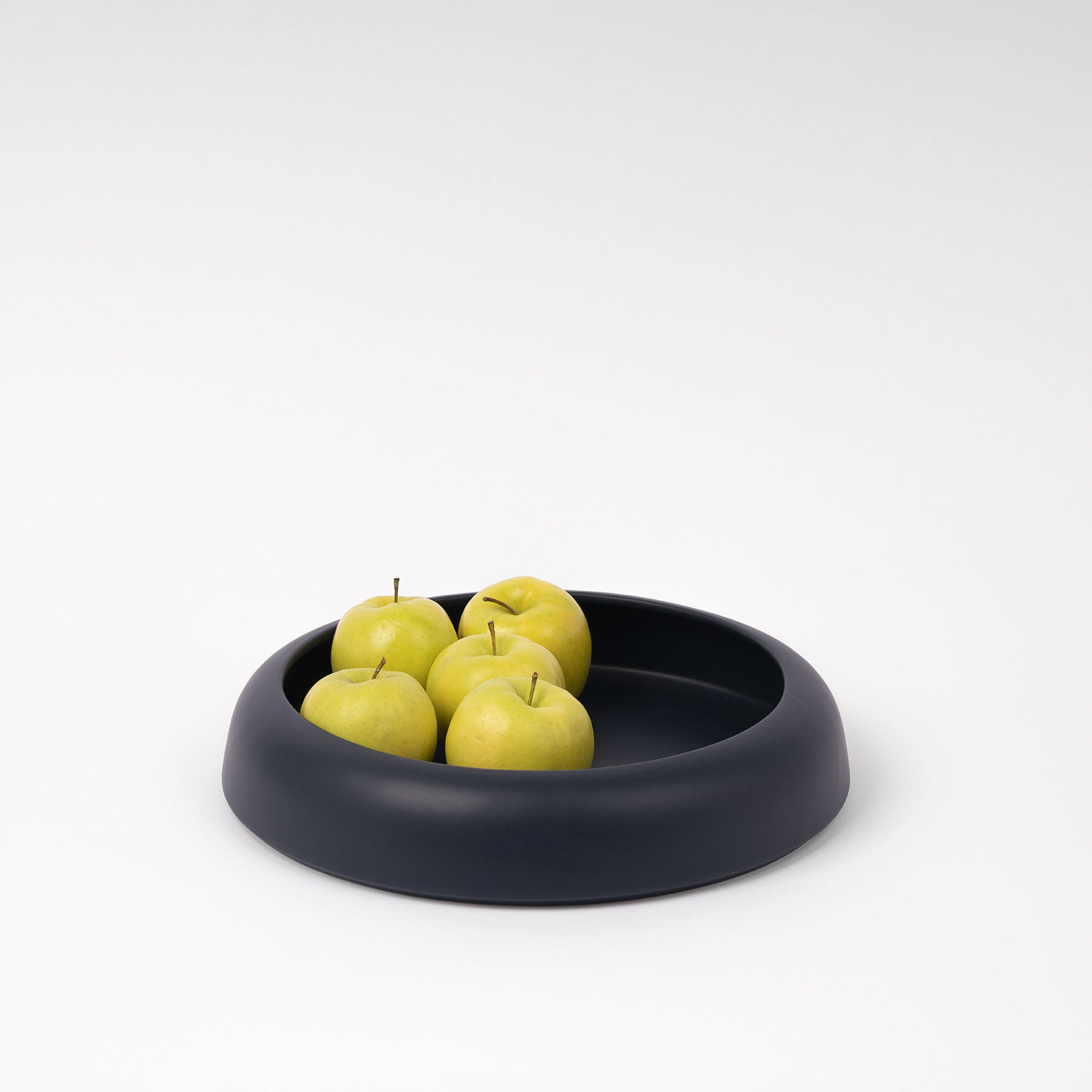 Large Dark Blue Low-Profile Centerpiece Bowl - Image 3