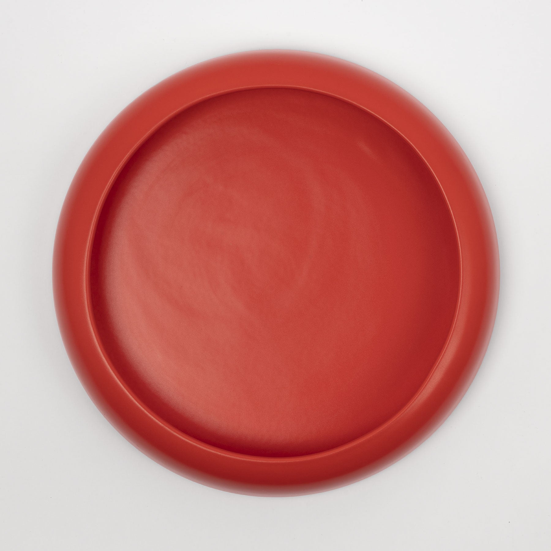 Large Strong Coral Low-Profile Centerpiece Bowl - Image 2